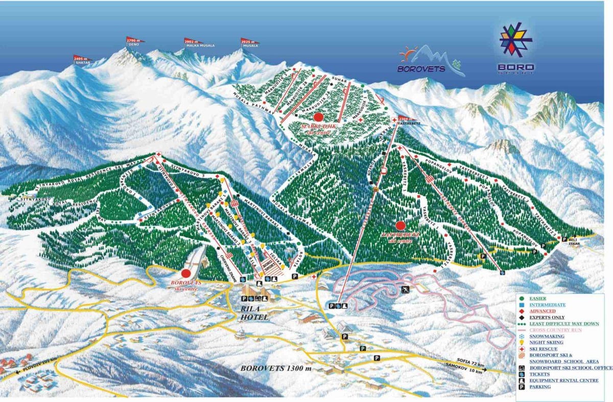 Bulgaria nghỉ dưỡng bản đồ