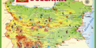 Bulgaria ngắm cảnh bản đồ