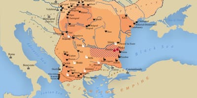 Bản đồ của đế quốc bulgaria