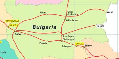 Bulgaria đào tạo bản đồ