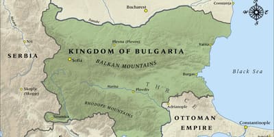 Bản đồ của bungari